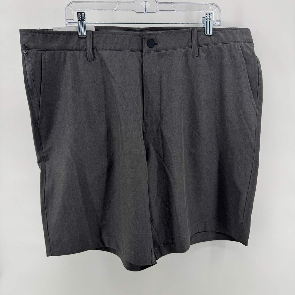 Berkley Jensen Mens Hybrid Shorts Gray 40 4 Way Stretch Quick Dry Comfort Waist‎